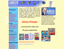 Tablet Screenshot of amospumps.com